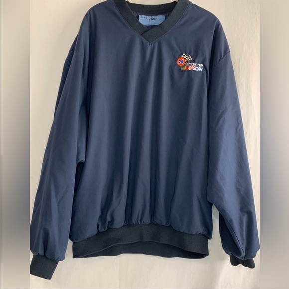 Cintas Men’s Navy 76 Official Nascar Fuel Pullover Long Sleeve Jacket Size XL - Picture 1 of 5